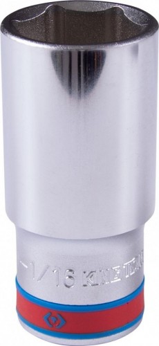 Головка шестигранная с посадкой 1/2" KING TONY 1-1/16", дюймовая, глубокая  423534S