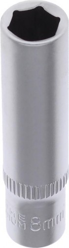 Головка шестигранная с посадкой 1/4" AV Steel AV-500208 8,0 мм глубокая