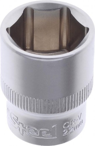 Головка шестигранная с посадкой 1/2" AV Steel AV-520022 22 мм