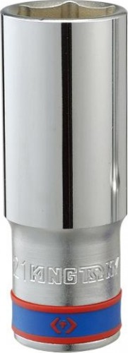 Головка шестигранная с посадкой 3/4" KING TONY 623522M 22 мм, глубокая