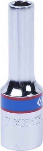 Головка шестигранная с посадкой 3/8" KING TONY 323507М 7 мм глубокая 323507M