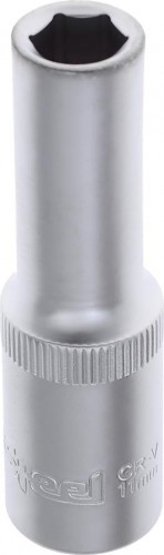 Головка шестигранная с посадкой 1/2" AV Steel AV-520211 11 мм глубокая
