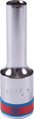 Головка шестигранная с посадкой 1/2" KING TONY 423510S 5/16" дюймовая, глубокая
