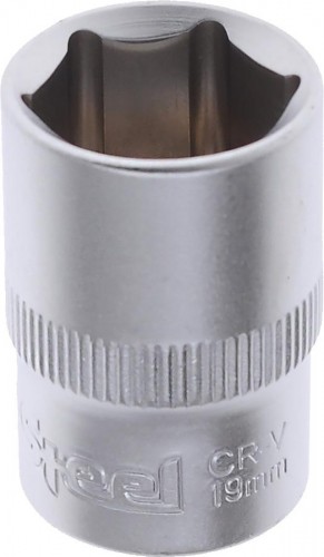 Головка шестигранная с посадкой 1/2" AV Steel AV-520019 19 мм