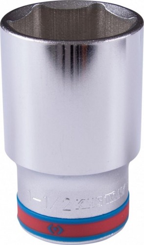 Головка шестигранная с посадкой 1/2" KING TONY 423548S 1-1/2" дюймовая, глубокая