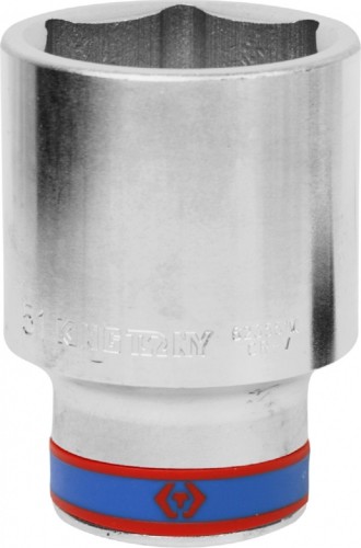 Головка шестигранная с посадкой 3/4" KING TONY 623551M 51 мм, глубокая