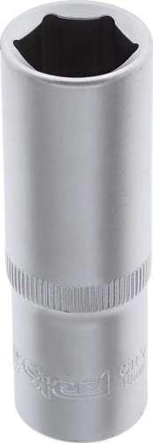 Головка шестигранная с посадкой 1/2" AV Steel AV-520218 18 мм глубокая
