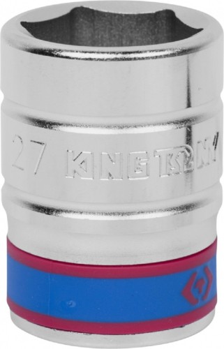 Головка шестигранная с посадкой 3/4" KING TONY 633527М 27 мм 633527M