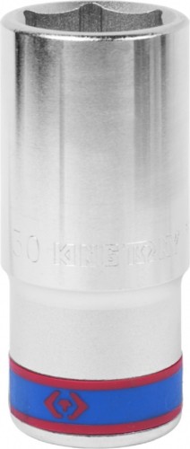 Головка шестигранная с посадкой 3/4" KING TONY 623530M 30 мм, глубокая