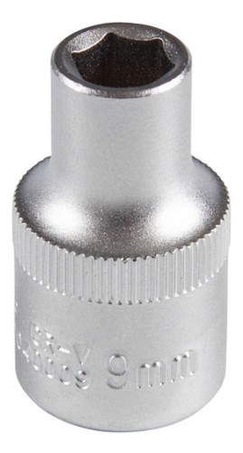 Головка шестигранная с посадкой 1/2" AFFIX AF00040009 торцевая стандартная 9 мм