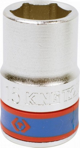Головка шестигранная с посадкой 1/2" KING TONY 433515М 15 мм 433515M
