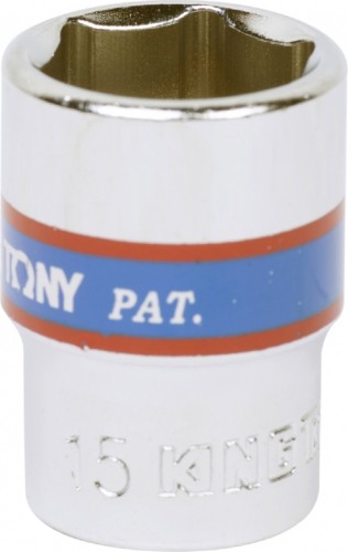 Головка шестигранная с посадкой 3/8" KING TONY 333515М 15 мм 333515M
