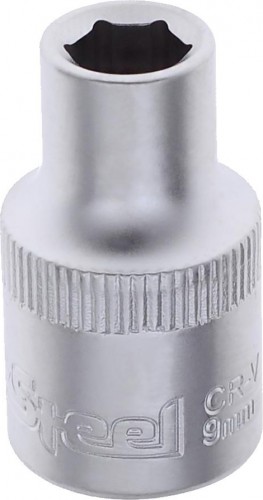 Головка шестигранная с посадкой 1/2" AV Steel AV-520009 9 мм