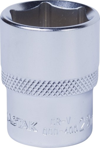 Головка шестигранная с посадкой 1/2" МАСТАК 000-40022 торцевая стандартная 22 мм