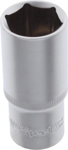 Головка шестигранная с посадкой 1/2" AV Steel AV-520227 27 мм глубокая
