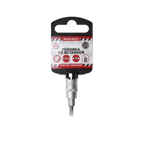 Головка Slotted  ARNEZI R0004001 1/4" со вставкой SL 4 L=38