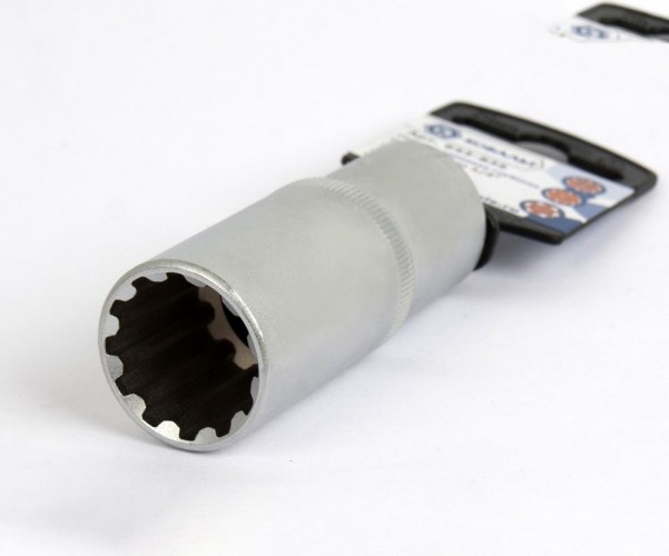 Головка SPLINE Кобальт 643-835 торцевая глубокая универсальная 1/2", 22 мм, cr-v - изображение 2