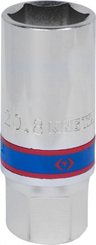 Головка свечная KING TONY 466521C 6-гранная 1/2", 21 мм, магнитный фиксатор