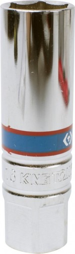 Головка свечная KING TONY 6-гранная 3/8", 16 мм, магнитный фиксатор 366516