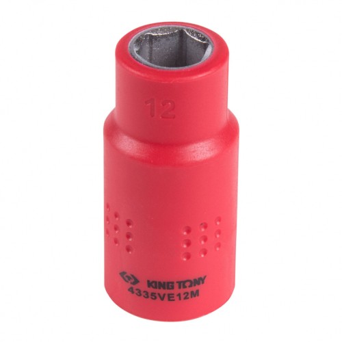 Головка торцевая диэлектрическая KING TONY 6-гранная 1/2", 12 мм 4335VE12M