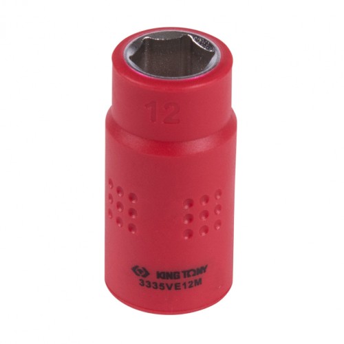 Головка торцевая диэлектрическая KING TONY 6-гранная 3/8", 12 мм 3335VE12M