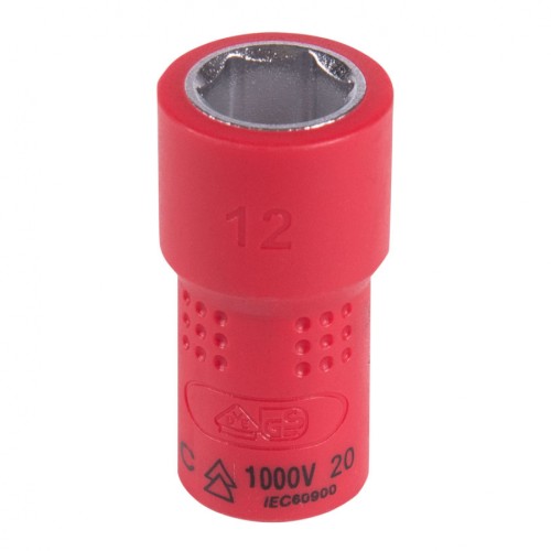 Головка торцевая диэлектрическая KING TONY 6-гранная 1/4", 12 мм 2335VE12M - изображение 2