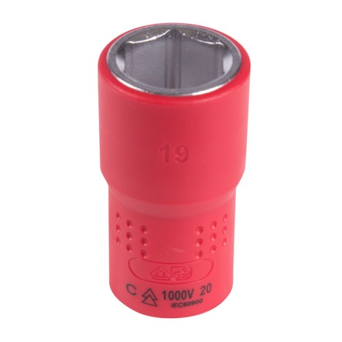 Головка торцевая диэлектрическая KING TONY 6-гранная 1/2", 19 мм 4335VE19M - изображение 2