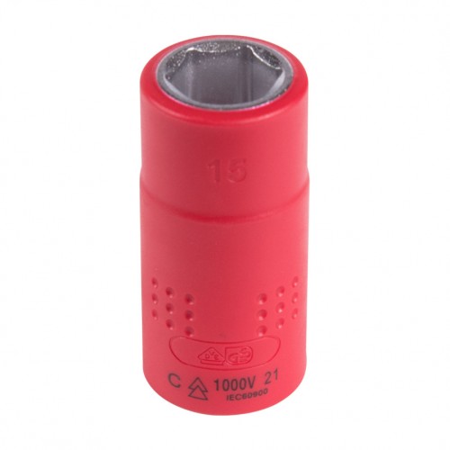 Головка торцевая диэлектрическая KING TONY 6-гранная 1/2", 15 мм 4335VE15M - изображение 2