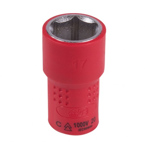 Головка торцевая диэлектрическая KING TONY 6-гранная 3/8", 17 мм 3335VE17M - изображение 2