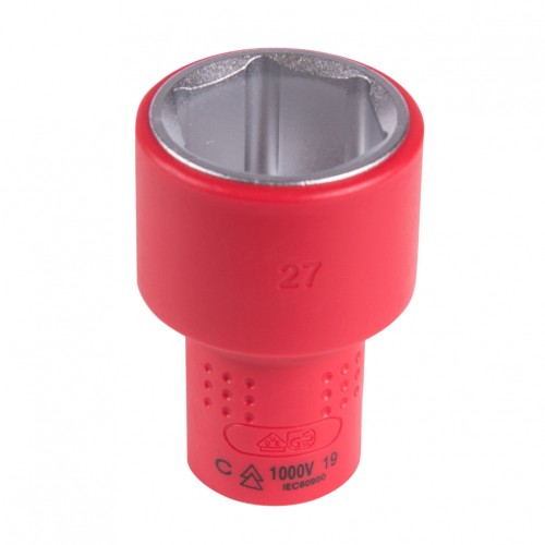 Головка торцевая диэлектрическая KING TONY 6-гранная 1/2", 27 мм 4335VE27M - изображение 2