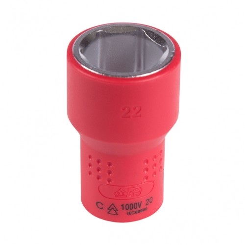 Головка торцевая диэлектрическая KING TONY 6-гранная 1/2", 22 мм 4335VE22M - изображение 2