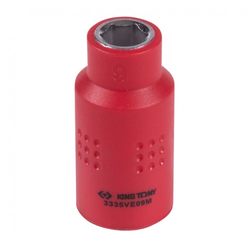 Головка торцевая диэлектрическая KING TONY 6-гранная 3/8", 9 мм 3335VE09M