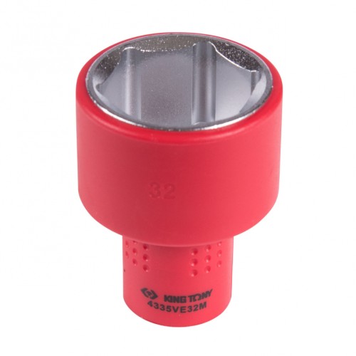 Головка торцевая диэлектрическая KING TONY 6-гранная 1/2", 32 мм 4335VE32M