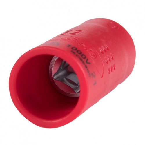 Головка торцевая диэлектрическая KING TONY 6-гранная 1/4", 8 мм 2335VE08M - изображение 3