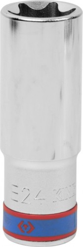 Головка торцевая Е-Стандарт KING TONY 427524M Torx 1/2", E24, L=77 мм