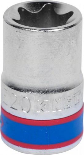 Головка торцевая Е-Стандарт KING TONY 437520M torx 1/2", e20, l=39 мм