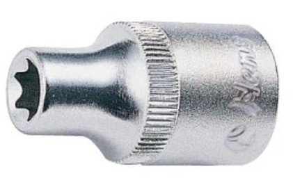 Головка торцевая Е-Стандарт HANS 2410E8 E-STAR 1/4", Е8