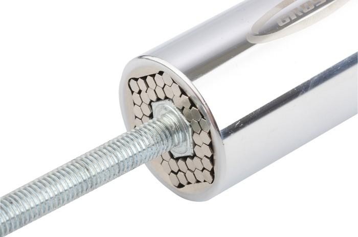 Головка торцевая многоразмерная GROSS 1/2" 11-32 мм CrV хромированная 13190 13190 - изображение 2