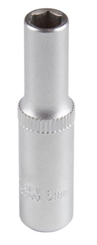 Головка торцевая шестигранная AFFIX AF00120006 глубокая 1/4", 6 мм