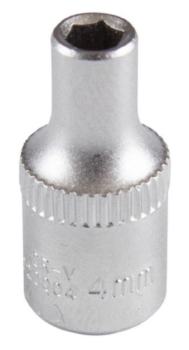 Головка торцевая шестигранная AFFIX AF00020004 стандартная 1/4", 4 мм