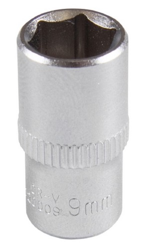 Головка торцевая шестигранная AFFIX AF00020009 стандартная 1/4", 9 мм