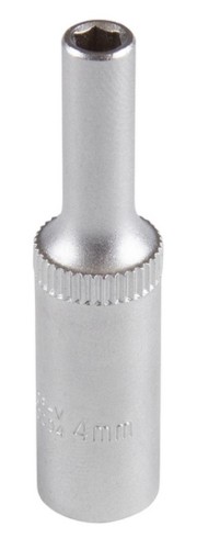 Головка торцевая шестигранная AFFIX AF00120004 глубокая 1/4", 4 мм