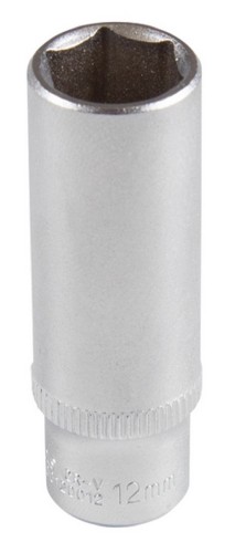 Головка торцевая шестигранная AFFIX AF00120012 глубокая 1/4", 12 мм