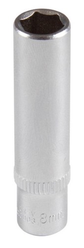 Головка торцевая шестигранная AFFIX AF00120008 глубокая 1/4", 8 мм