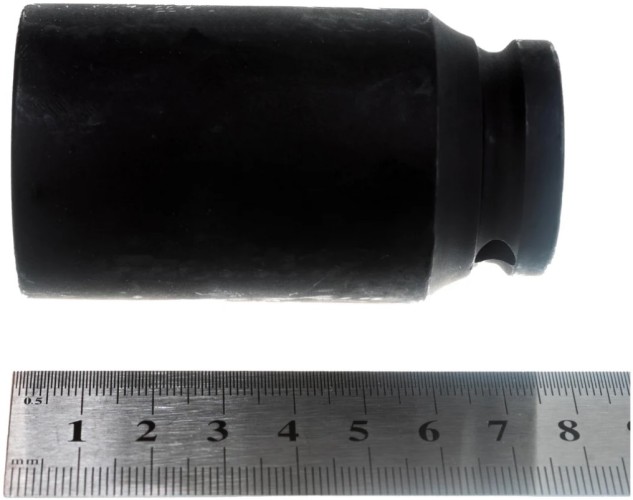 Головка торцевая ударная 12-ти гранная AV Steel AV-721132  1/2", удлиненная, 32 мм - изображение 2