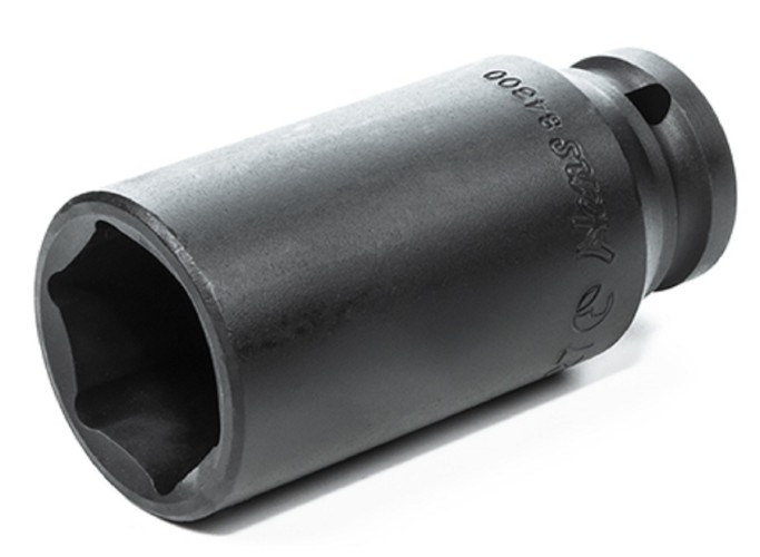 Головка торцевая ударная глубокая 6-ти гранная HANS 84300M27 1/2 27 мм - изображение 2