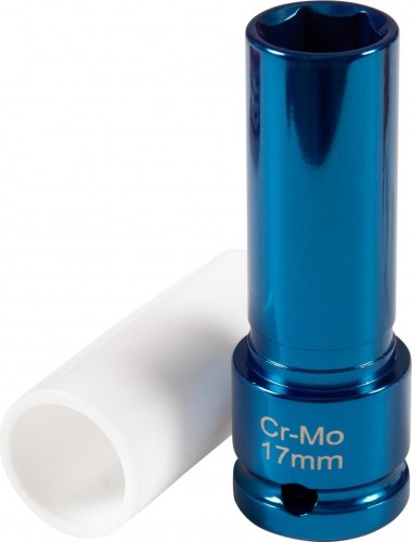 Головка торцевая ударная глубокая AFFIX 1/2" 17 мм, тонкостенная, пластик. защита AF00645117 - изображение 2