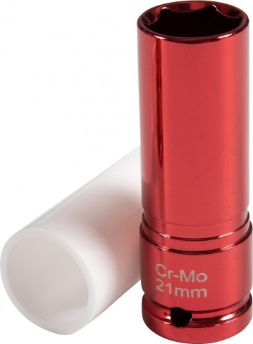 Головка торцевая ударная глубокая AFFIX 1/2" 21 мм, тонкостенная, пластик. защита AF00645121 - изображение 2