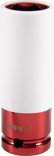 Головка торцевая ударная глубокая AFFIX 1/2" 21 мм, тонкостенная, пластик. защита AF00645121