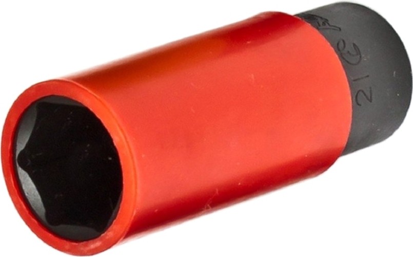 Головка торцевая ударная глубокая HANS 84304C21 тонкостенная 1/2" красная